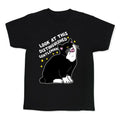 Look At This Distinguished Gentleman Cat Kid's Tee