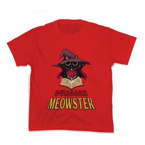 Dungeon Meowster Kid's Tee