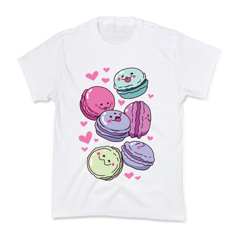 Cute Macarons Pattern Kid's Tee