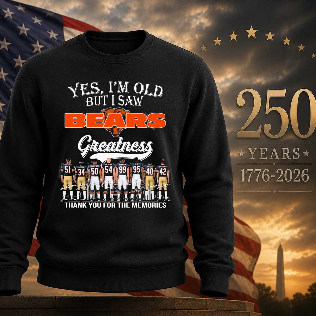 2026 Yes, I’m Old But I Saw Bears Greatness Shirt