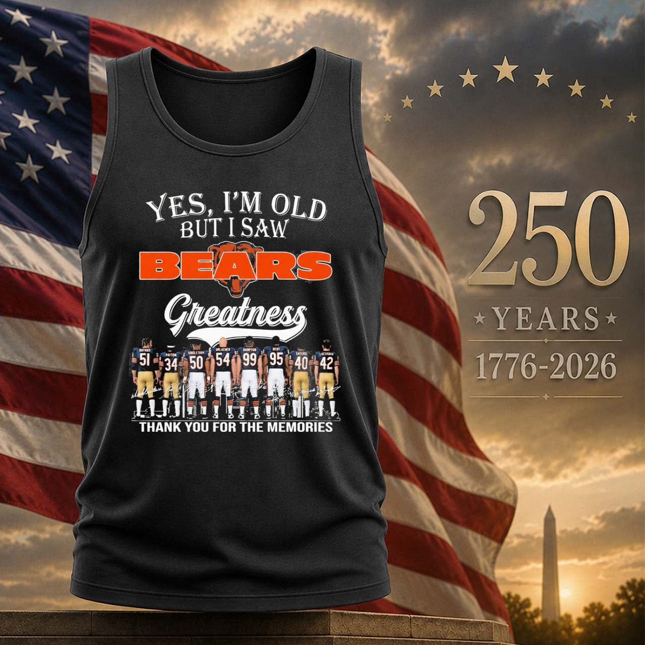 2026 Yes, I’m Old But I Saw Bears Greatness Shirt
