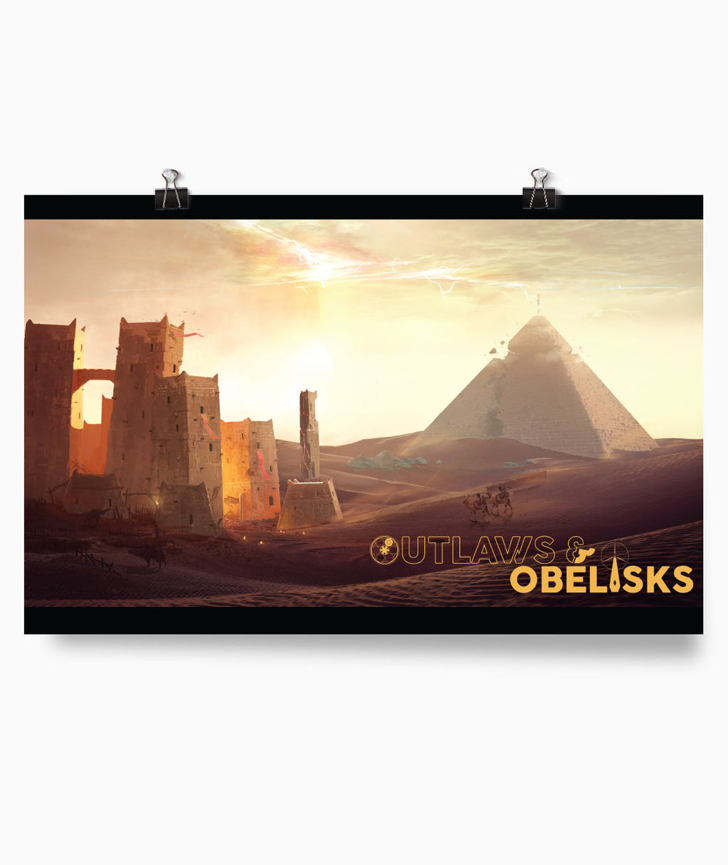 The Outlaws & Obelisks Poster