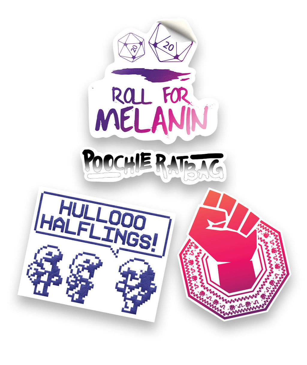 Hullo Halflings Sticker Pack