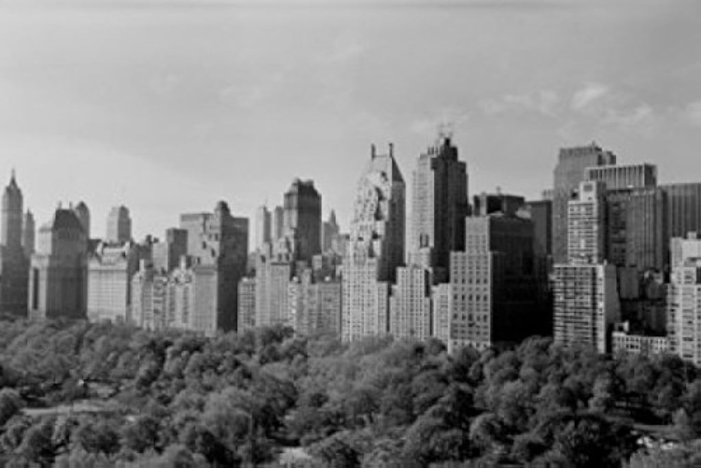 USA New York City Skyline of 59th Street Central Park South Poster Print (24 x 36)