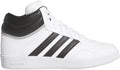 Unisex Hoops 4.0 Mid Top Basketball Shoes White/White/Grey 11.5 Medium