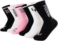 Girls Lifestyle No-Show Socks, 6-Pack Kids Socks, Soft & Stretchy, Comfortable