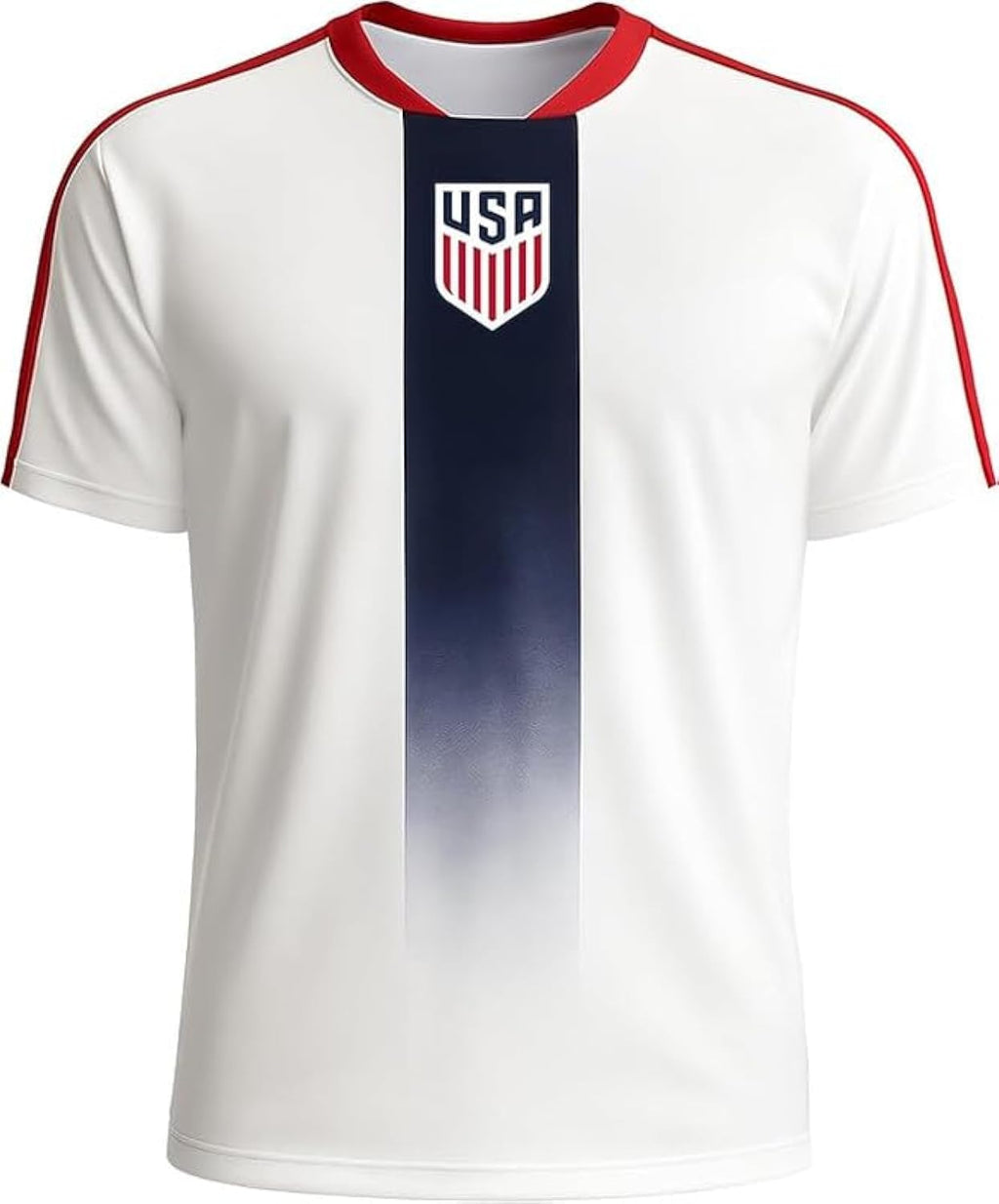 Icon Sports U.S. Soccer USMNT Poly Soccer T-Shirt Game Days Shirt Youth Size - Legend White