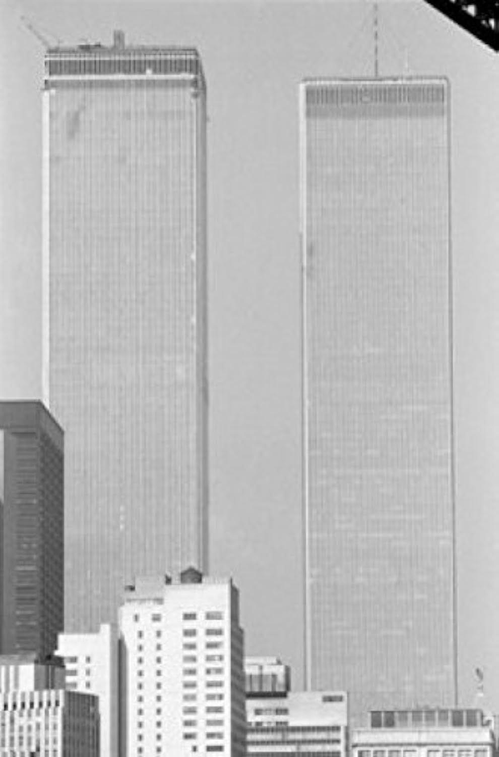Posterazzi USA New York City Twin Towers of World Trade Center Poster Print, (24 x 36)