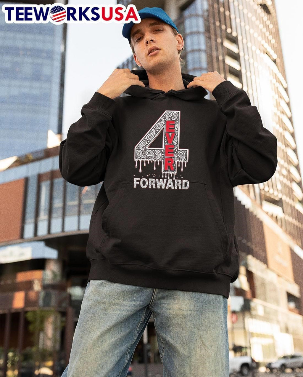 4 Ever Forward 4ever Forward Red Graphic T-Shirt