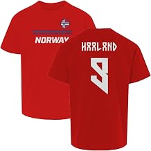Norway Soccer Fans Haaland 9 Jersey Style Youth Unisex T-Shirt