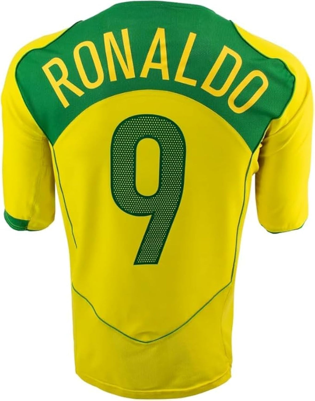 Brazil 2004/05 Men’s Soccer Jersey Fan Version Short Sleeve Shirt for Game Day, Training, or Casual Wear