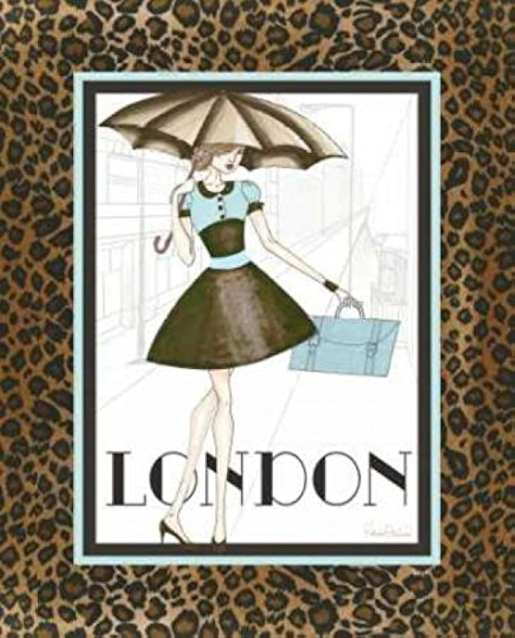 Posterazzi City Girl I Poster Print by Katie Guinn, (10 x 12)