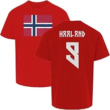 Norway Pride Haaland 9 Two-Sided Jersey Style Youth Unisex T-Shirt