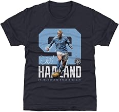 500 LEVEL Erling Haaland Manchester City Youth Shirt - Erling Haaland Manchester City Bold Number