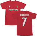 Portugal Ronaldo 7 Inspired Soccer Jersey Style Unisex T-Shirt