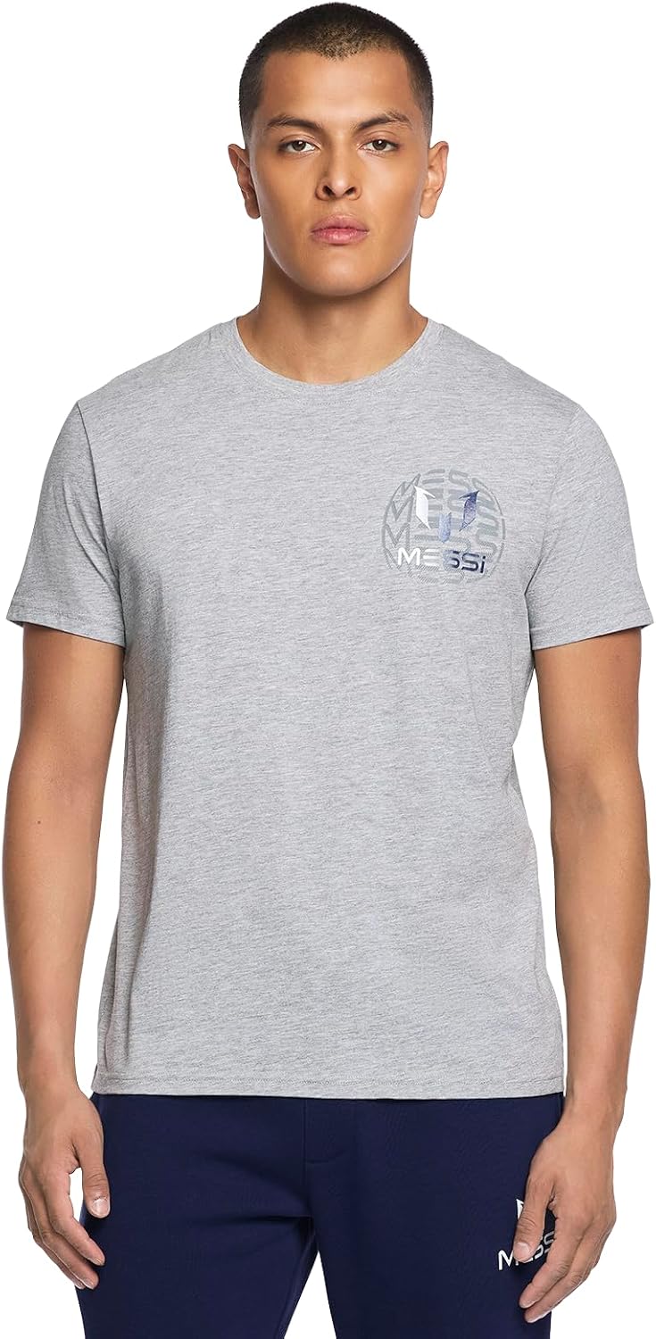 Men's Globe Logo Tee, Lifestyle Short Sleeve T-Shirt, Standard Fit with Graphic