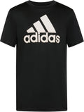 Boys Short Sleeve Aeroready Performance Logo Tee T-Shirt