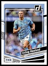 2023-24 DONRUSS SOCCER BASE SET #89 ERLING HAALAND MANCHESTER CITY SOCCER OFFICIAL TRADING CARD OF SOCCER