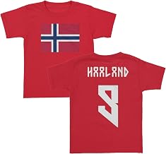 Norway Pride Haaland 9 Two-Sided Jersey Style Toddler T-Shirt