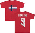 Norway Pride Haaland 9 Two-Sided Jersey Style Toddler T-Shirt