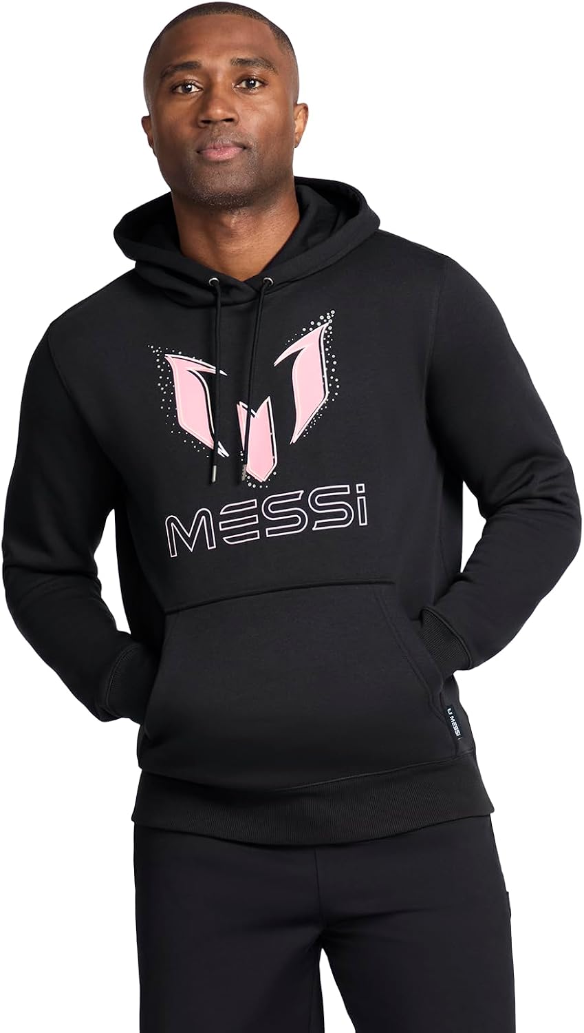 Men's Mesh Fleece Hoodie, Hooded Pullover Sweatshirt With Drawstring, Comfortable Fit