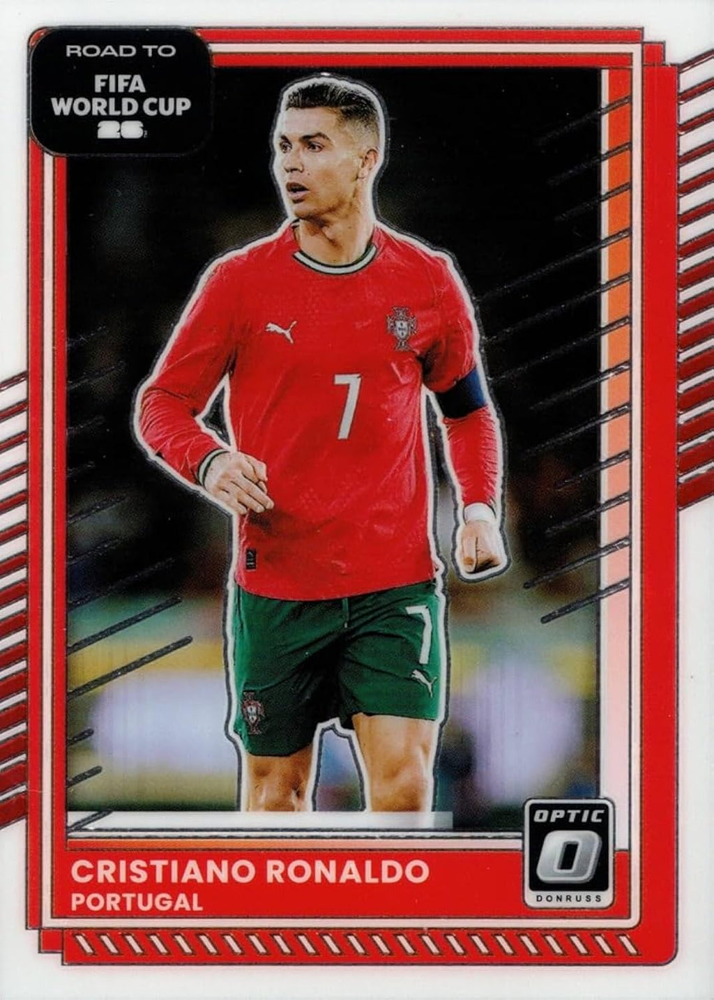 2025-26 Donruss Optic #91 Cristiano Ronaldo Soccer Card
