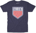 theCHIVE Believe USMNT T-Shirt – Funny Soccer Crest Graphic Tee