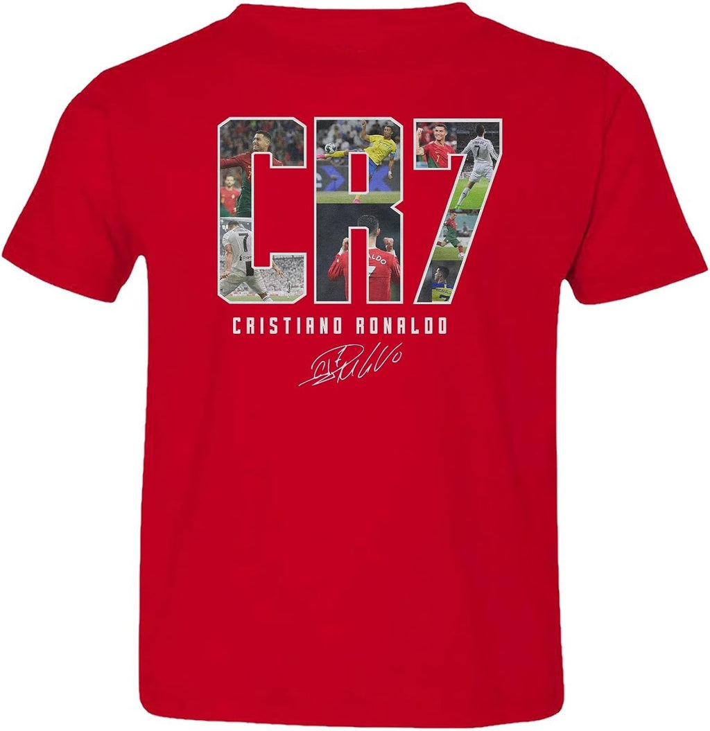 Collage Ronaldo Tribute - Soccer Goat Toddler T-Shirt