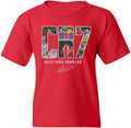 Collage Ronaldo Tribute - Soccer Goat Youth Unisex T-Shirt