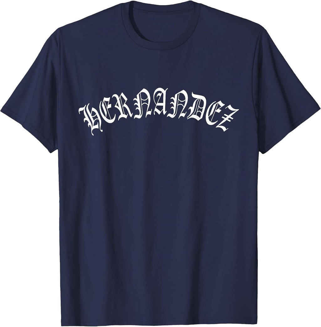 Hernandez Arched Old English Shirt T-Shirt