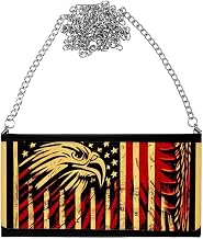 Bald Eagle America Art Women's Wallet Clutch - Graphic Clutch for Women - Colorful Women's Wallet Clutch