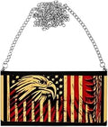 Bald Eagle America Art Women's Wallet Clutch - Graphic Clutch for Women - Colorful Women's Wallet Clutch