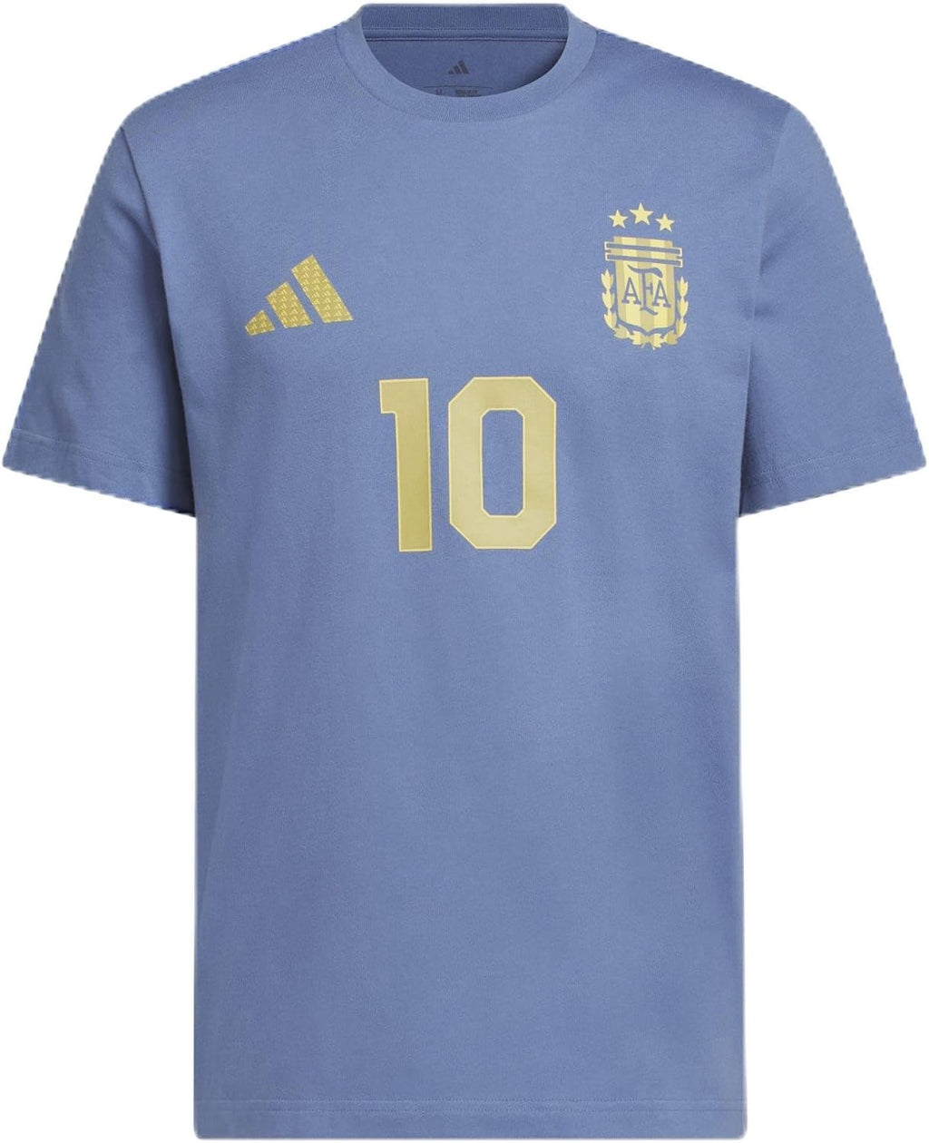 Argentina Home Messi #10 Men's Graphic Tee 26 - Blue