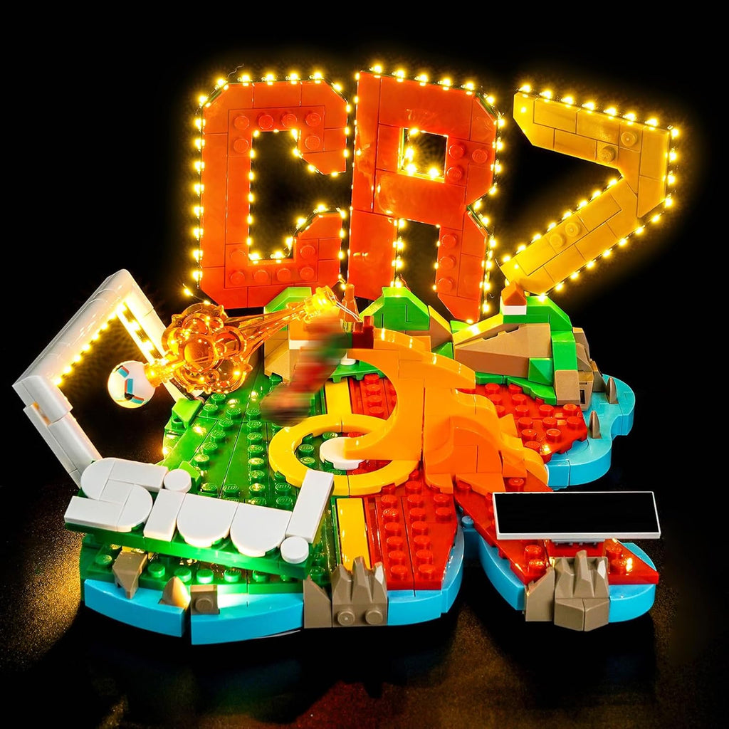 LED Lighting Only, Compatible with Lego Cristiano Ronaldo – Soccer Highlights 43012, Ideal Gift for Sports Enthusiasts (43012 Light)