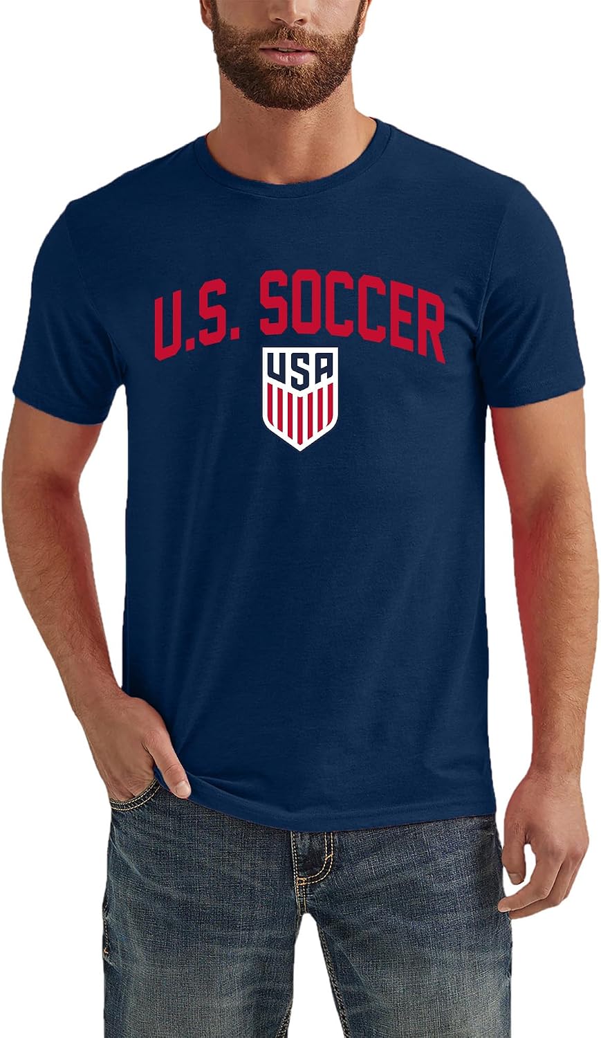Profile Varsity Men's Us Soccer B&t Ss Tee