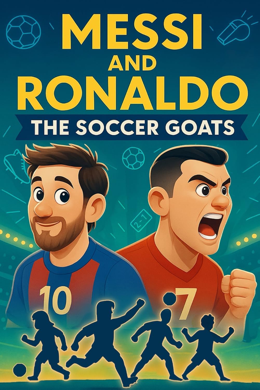 Messi and Ronaldo: The Soccer GOATs: A Kids' Guide to Skills, Spirit, Dreaming Big, and Becoming a True Athlete (Legend in the making)
