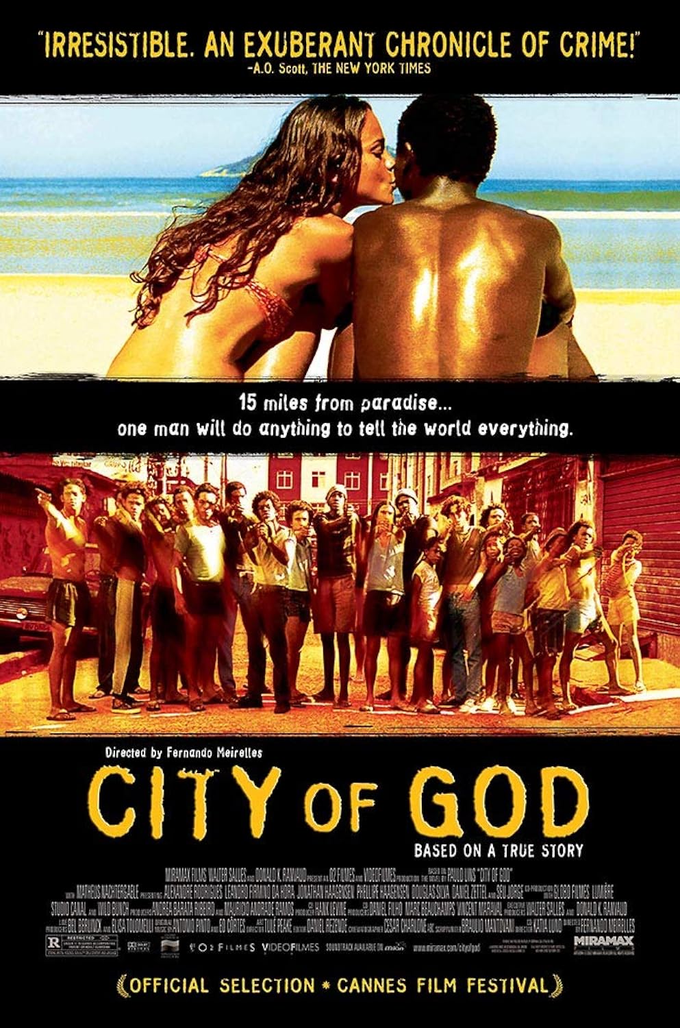 Posters USA - City of God Movie Poster GLOSSY FINISH - MOV876 (24" x 36" (61cm x 91.5cm))