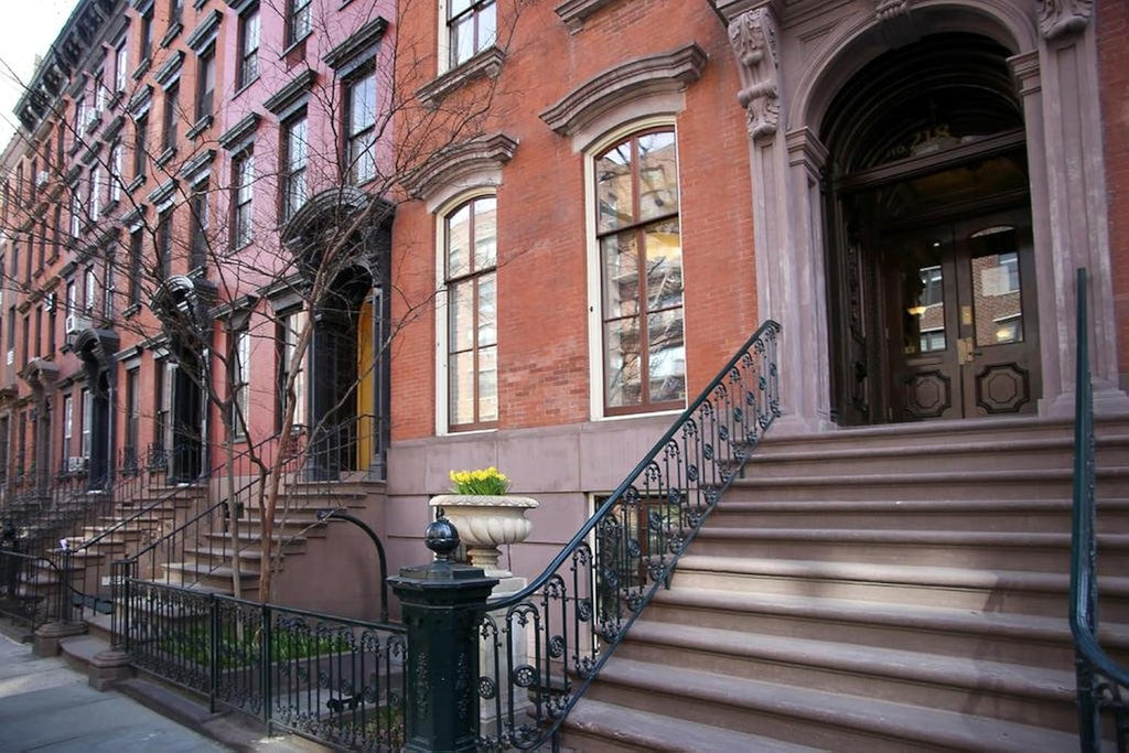 Elegant Brownstones Chelsea New York City NYC Photo Photograph Cool Wall Art Print Poster 36x24