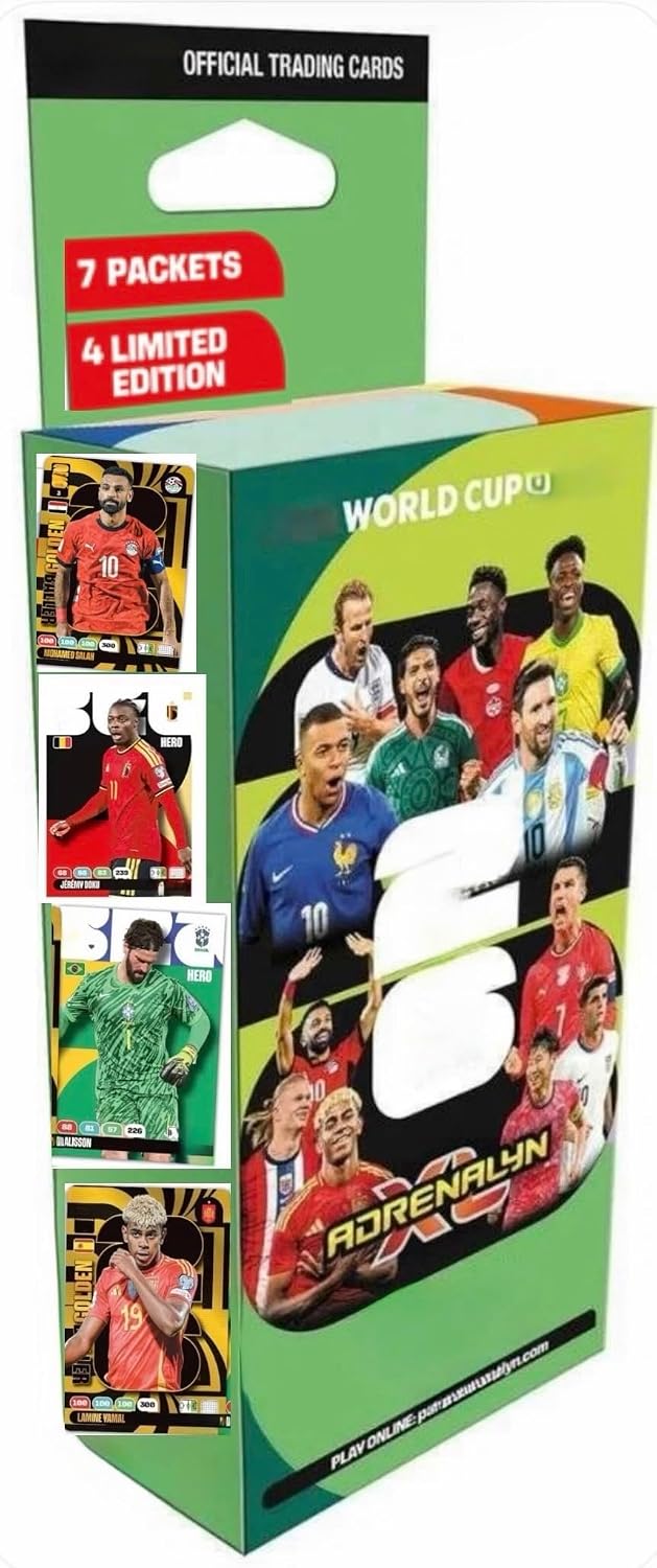 2026 World Cup Soccer Cards Adrenalyn XL Multiset