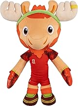 Jazwares FIFA® World Cup 2026 Canada 8-Inch Plush - Official Maple™ the Moose Mascot with Red Uniform, Soft Collectible Toy for Fans - Ages 3+