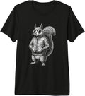 Urban Squirrel Fashion Line Art