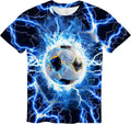 Tie Dye Shirt Kids Neon Shirts for Boys Girls Crewneck Short Sleeve Tee 6-16 Years