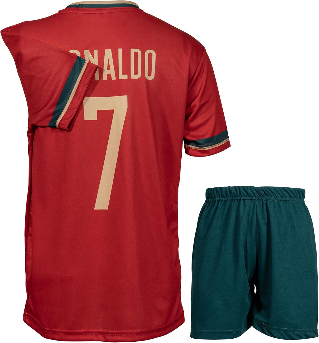 National Teams Custom Special Design Kids Soccer Jersey Shirts Football Futbol Gift Set Youth Sizes