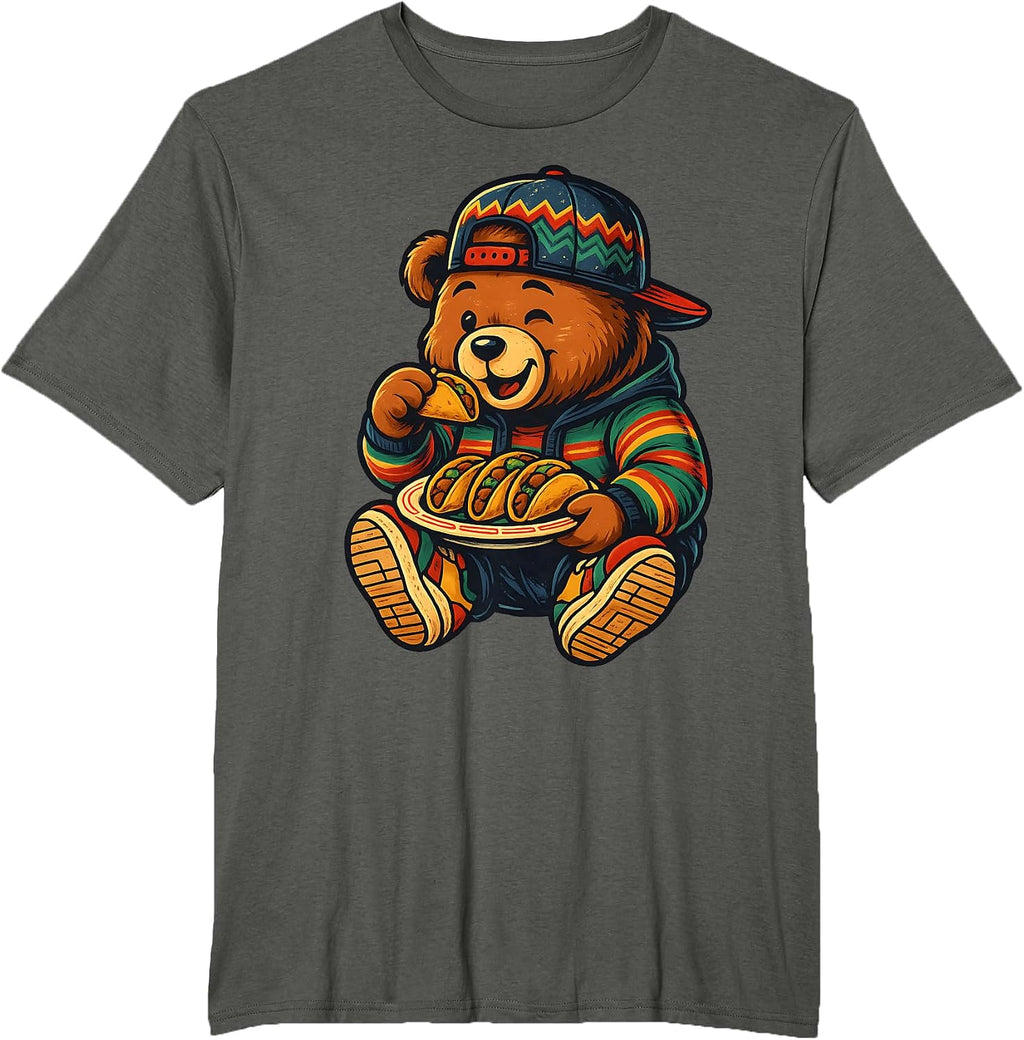 Hip Hop Teddy Bear Mexican Street Food Designs