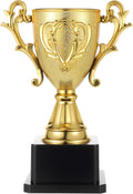 Plastic Gold Trophy Cup, Golden Trophies Trophy Cup for Sports Footabll Competition Tournaments Party