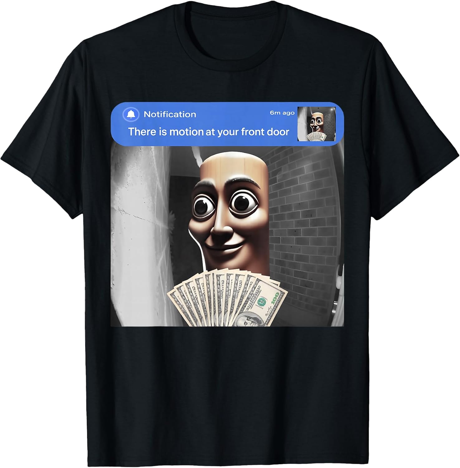 Motion Front Door Tung Tung Tung Sahur Meme Tee Unisex T-shirt, Sweatshirt, Hoodie (1)
