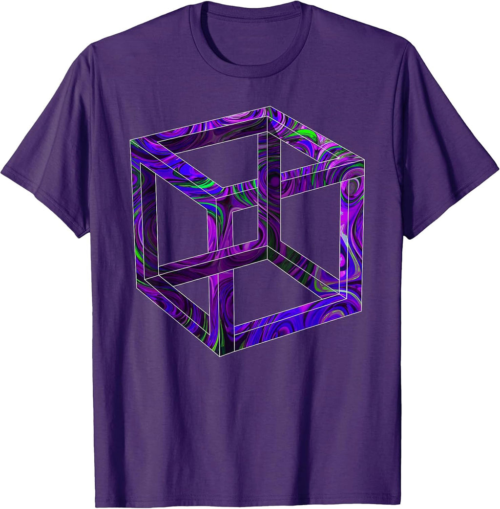 Modische Unmögliche Lattenkiste Op-Art Designs