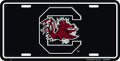 Hangtime South Carolina Gamecocks Novelty License Plate Black Background