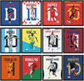 12 PCS World Cup 2026 Soccer Superstar Poster 14"x11", World Cup 2026 Merchandise, Soccer Decor For Boys Bedroom,Messi,Ronaldo, Mbappe,Haaland And Pulisic Poster,Gifts for Soccer Fans,Unframed