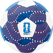 Jazwares FIFA® World Cup 2026 USA 9-Inch Plush Soccer Ball - Soft, Collectible World Cup™ Plush Toy - National Team Stars and Stripes Design - Ages 3+